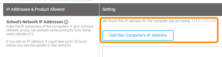 the Add this Computer's IP Address option