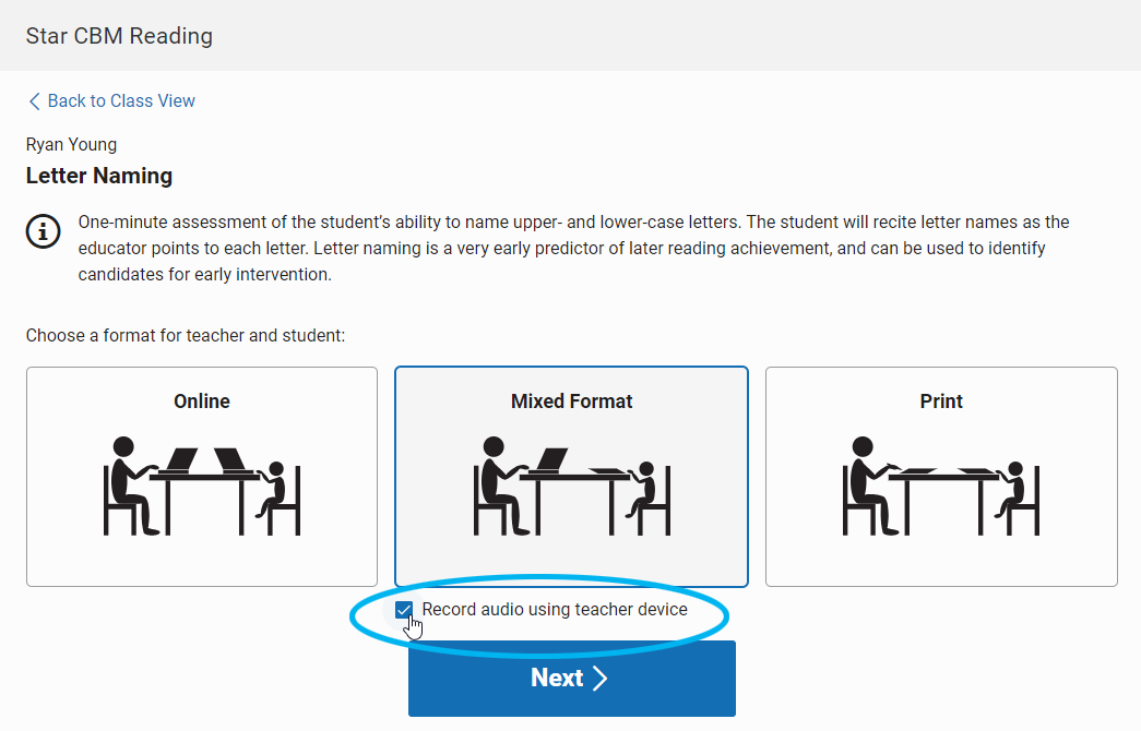 if you want to record audio, check the box under Mixed Format