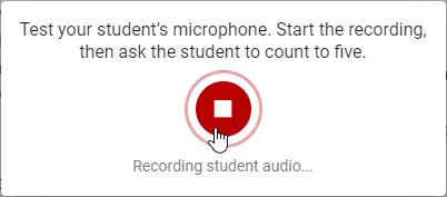 select stop to stop recording