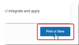 The Print or Save button.