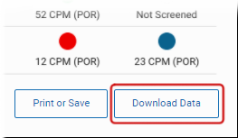 The Download Data button.