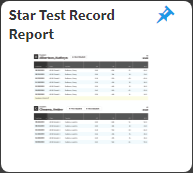 Star Test Record Report – Star Help