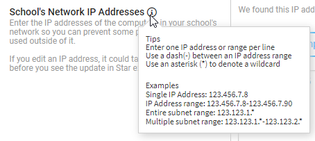 tips for entering ip addresses