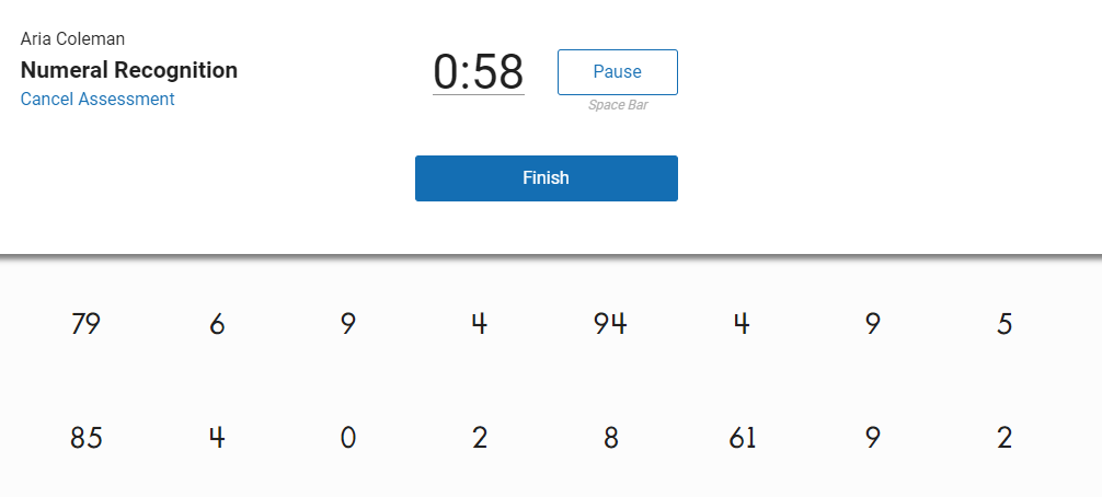 Numeral Recognition example