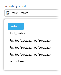 Three Fall screening windows, with three different date ranges to differentiate them (9/1 to 9/10, 9/10 to 9/20, and 9/20 to 9/30).