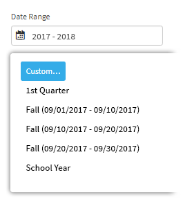 Three Fall screening windows, with three different date ranges to differentiate them (9/1 to 9/10, 9/10 to 9/20, and 9/20 to 9/30).