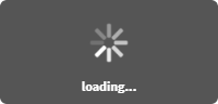 The Loading message.