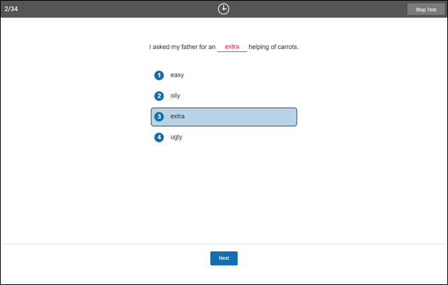 Taking A Star Reading Test Star Help 