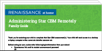 Administering Star CBM Remotely - Family Guide in English
