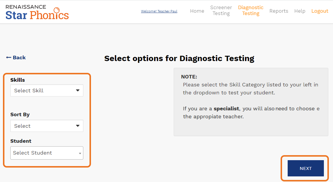 options for a new diagnostic