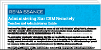 Aplicación de Star CBM de forma remota - Guía para el maestro/a y el administrador