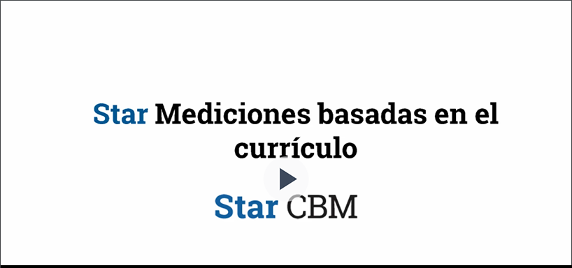 Video de apoyo para las familias sobre Star CBM (Español)