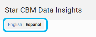 seleccione el idioma para la página