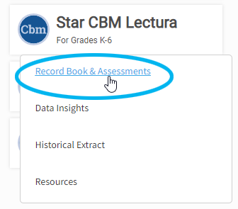 ícono de Star CBM Lectura en la página de inicio