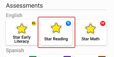 The Star Reading tile.