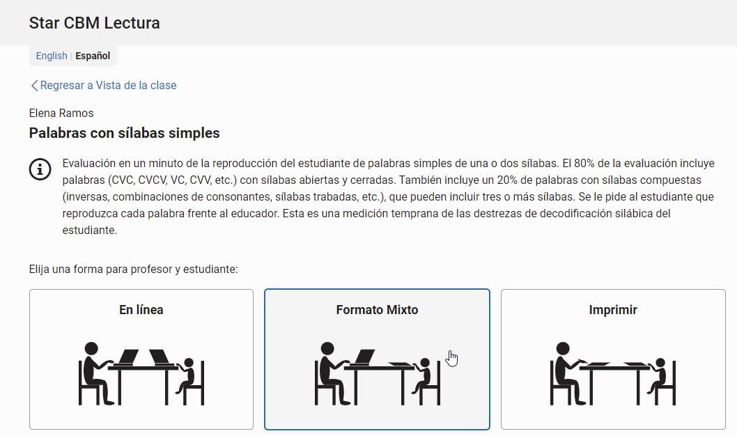 seleccione Formato mixto