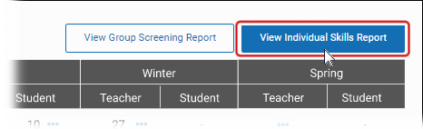 The View Individual Skills Report button.