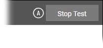 The Stop Test button.