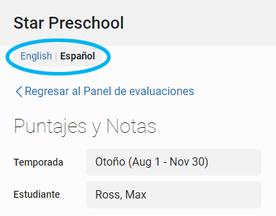 enlaces de inglés y español