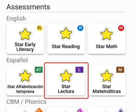 The Star Lectura tile.